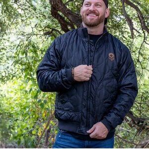 Zero Foxtrot Woobie Tanker Jacket Black size Small